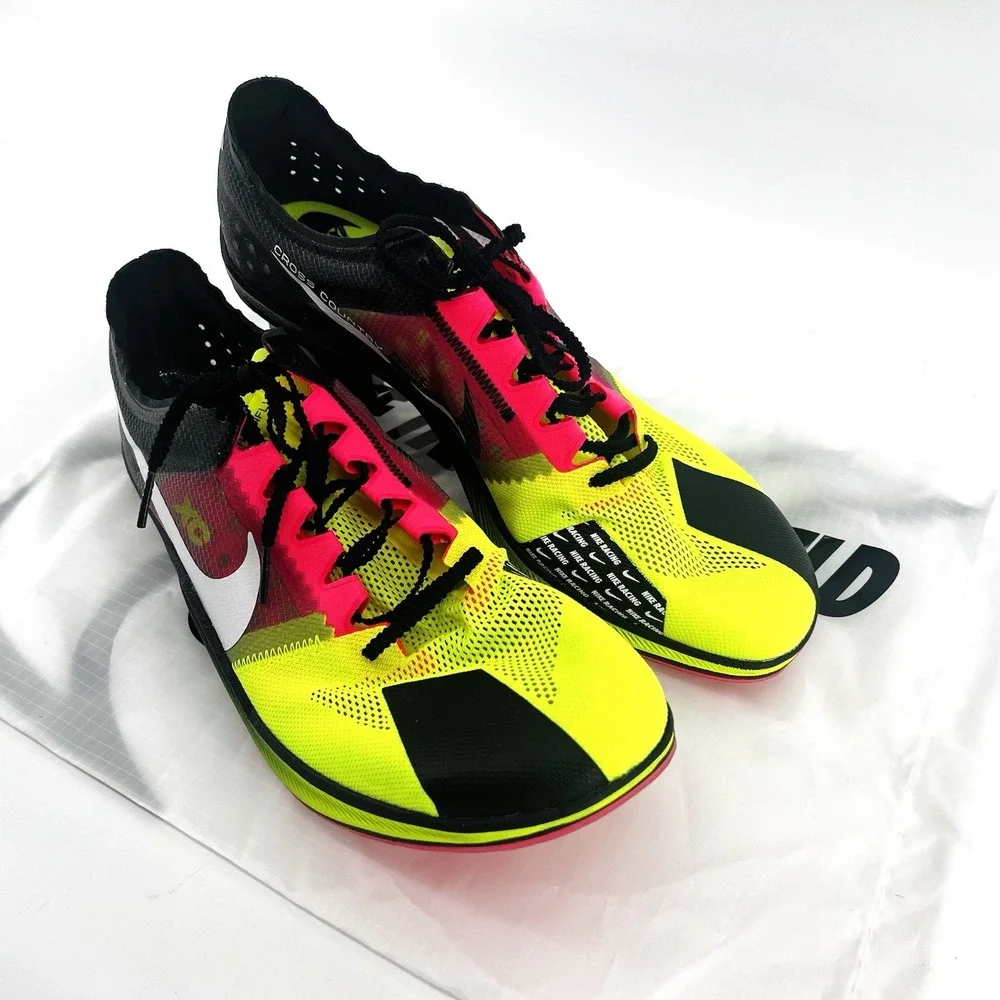 Nike ZoomX Dragonfly XC Track Spikes Men's‎ 13 Cross Country Volt Black Pink